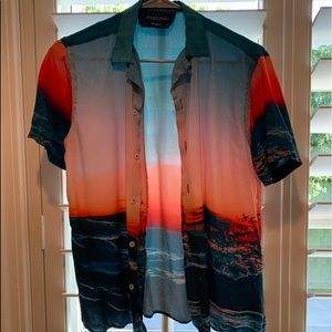 Beach Button Down Shirt